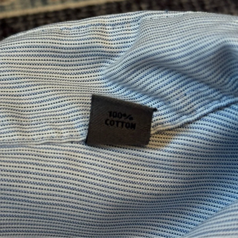 Calvin Klein Slim Fit Infinite Non-Iron Light Blue Dress Shirt Men’s Size 15.5